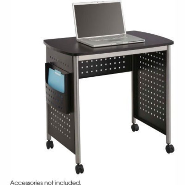 Safco Safco® Products 1907BL Scoot„¢ Sit-Down Workstation, Black/Silver 1907BL